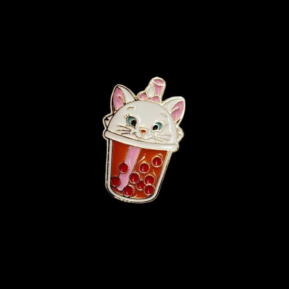 2/$20 Brand New Marie Bubble Tea Pin Brooch - Picture 1 of 3